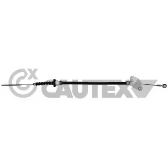 Tirette à câble, commande d'embrayage CAUTEX 761612