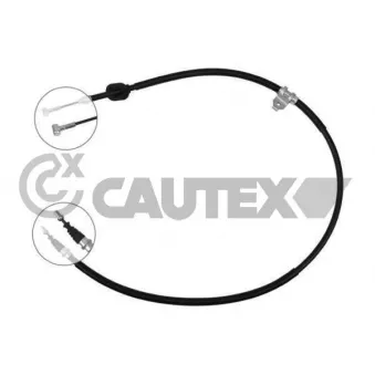 Tirette à câble, frein de stationnement CAUTEX 761651