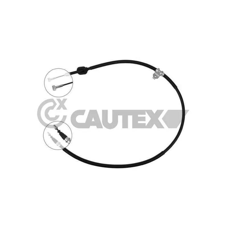Tirette à câble, frein de stationnement CAUTEX 761651