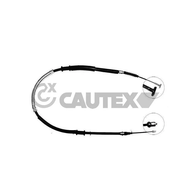 Tirette à câble, frein de stationnement CAUTEX 761656