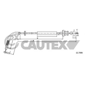 Câble d'accélération CAUTEX 761685