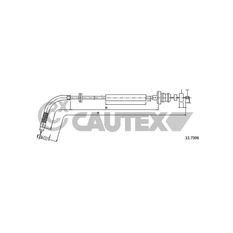 Câble d'accélération CAUTEX 761685