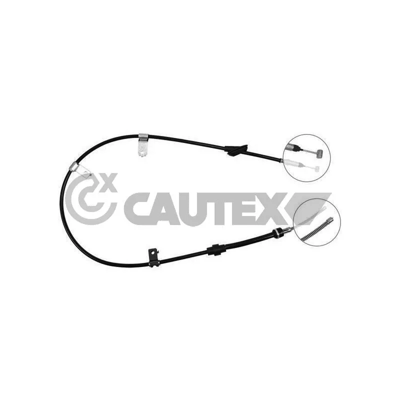 Tirette à câble, frein de stationnement CAUTEX 761715
