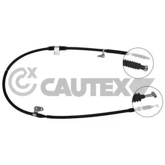 Tirette à câble, frein de stationnement CAUTEX 761733