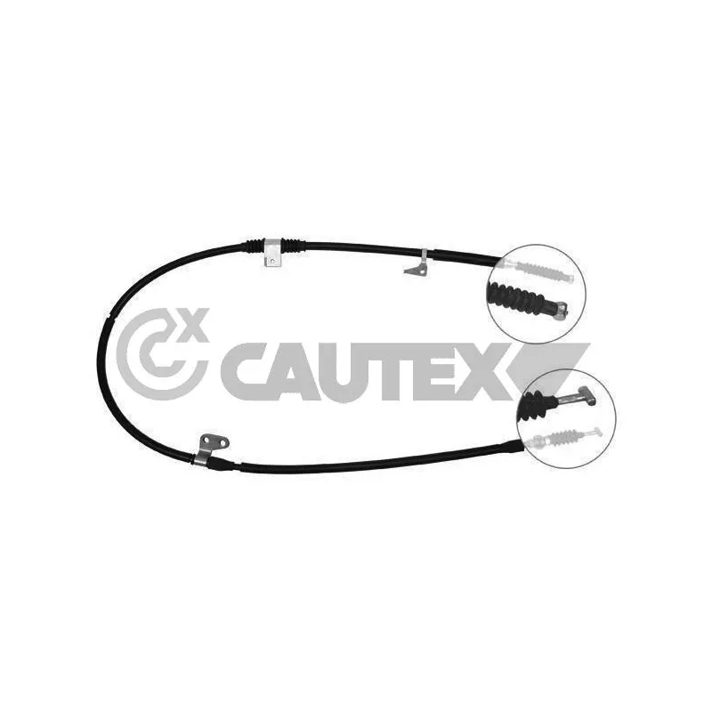 Tirette à câble, frein de stationnement CAUTEX 761733