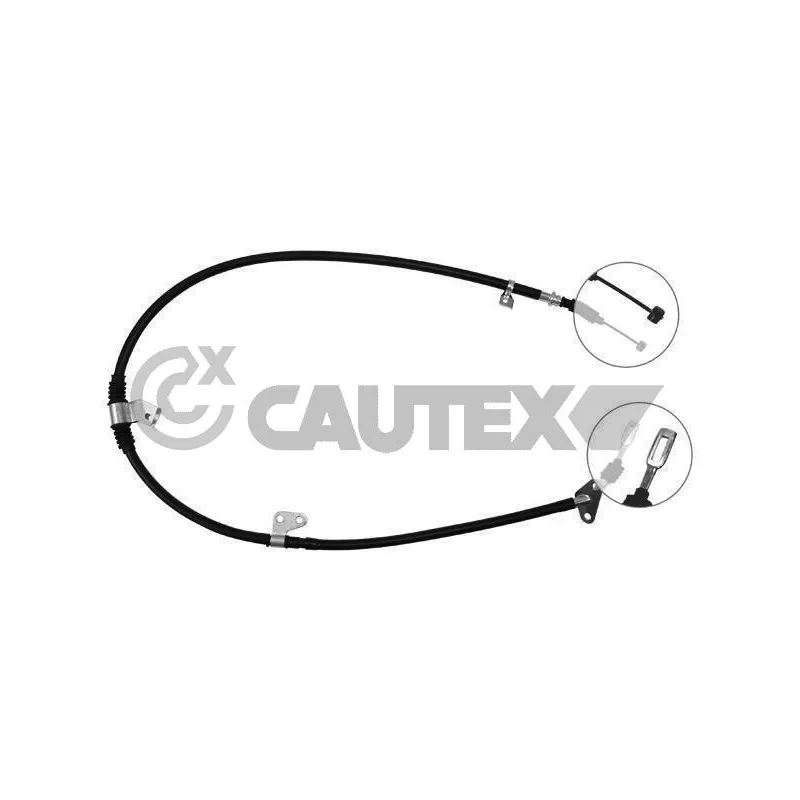 Tirette à câble, frein de stationnement CAUTEX 761737