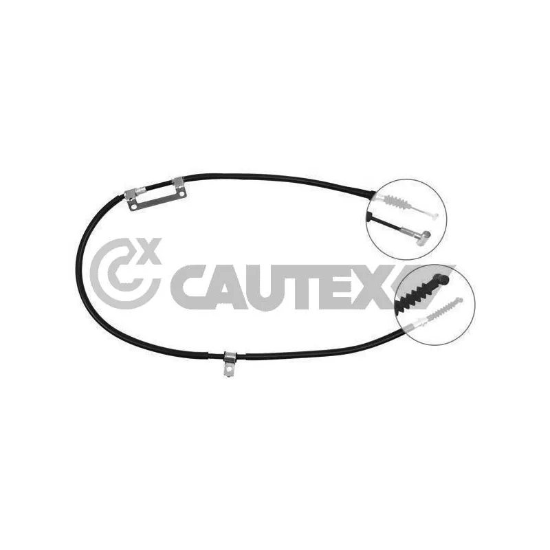 Tirette à câble, frein de stationnement CAUTEX 761753