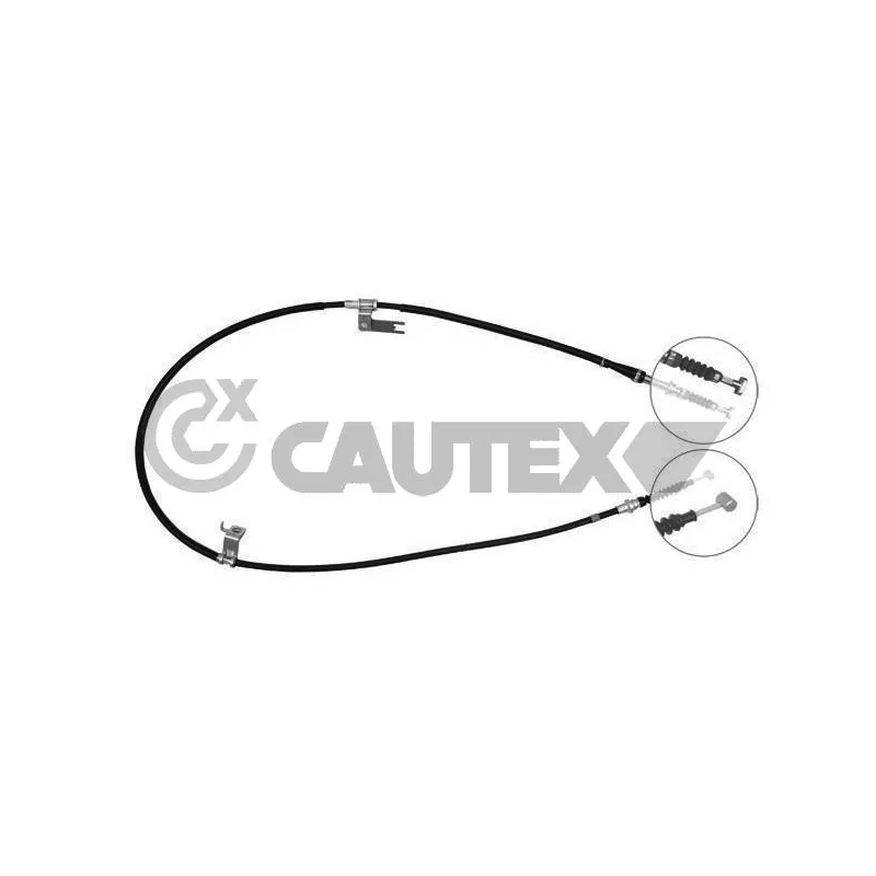 Tirette à câble, frein de stationnement CAUTEX 761779