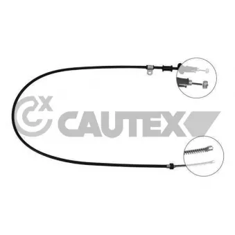 Tirette à câble, frein de stationnement CAUTEX 761796