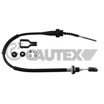 Tirette à câble, commande d'embrayage CAUTEX 761824