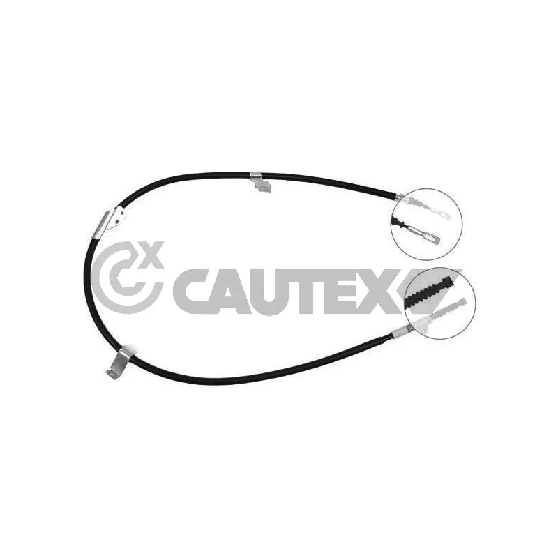 Tirette à câble, frein de stationnement CAUTEX 761841