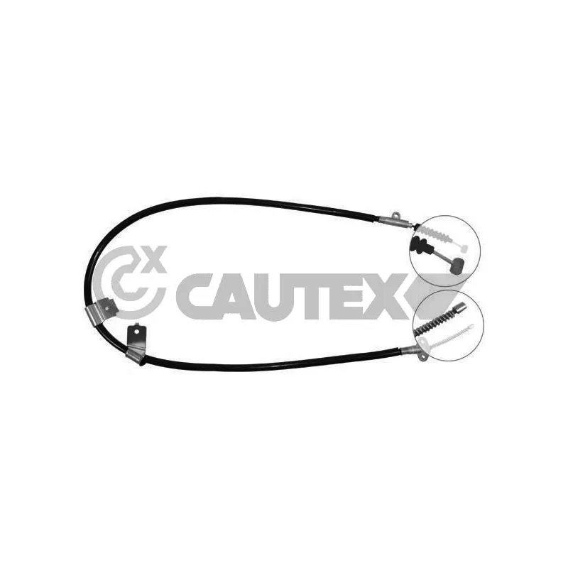 Tirette à câble, frein de stationnement CAUTEX 761855
