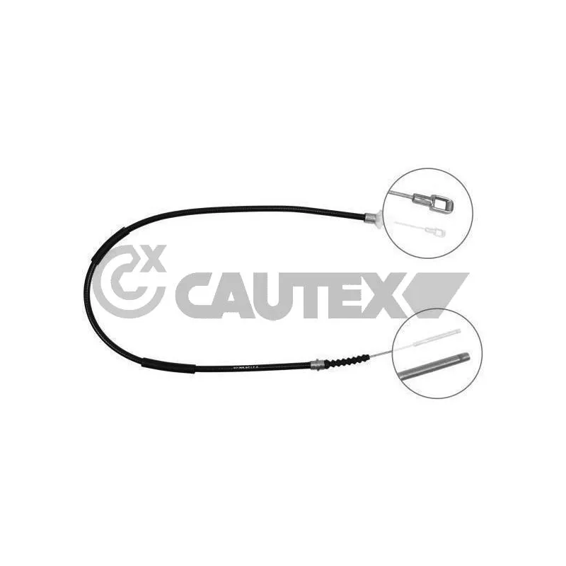 Tirette à câble, commande d'embrayage CAUTEX 761913