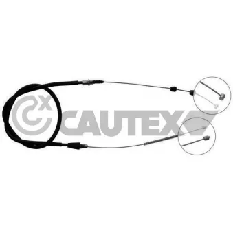 Tirette à câble, frein de stationnement CAUTEX 762031