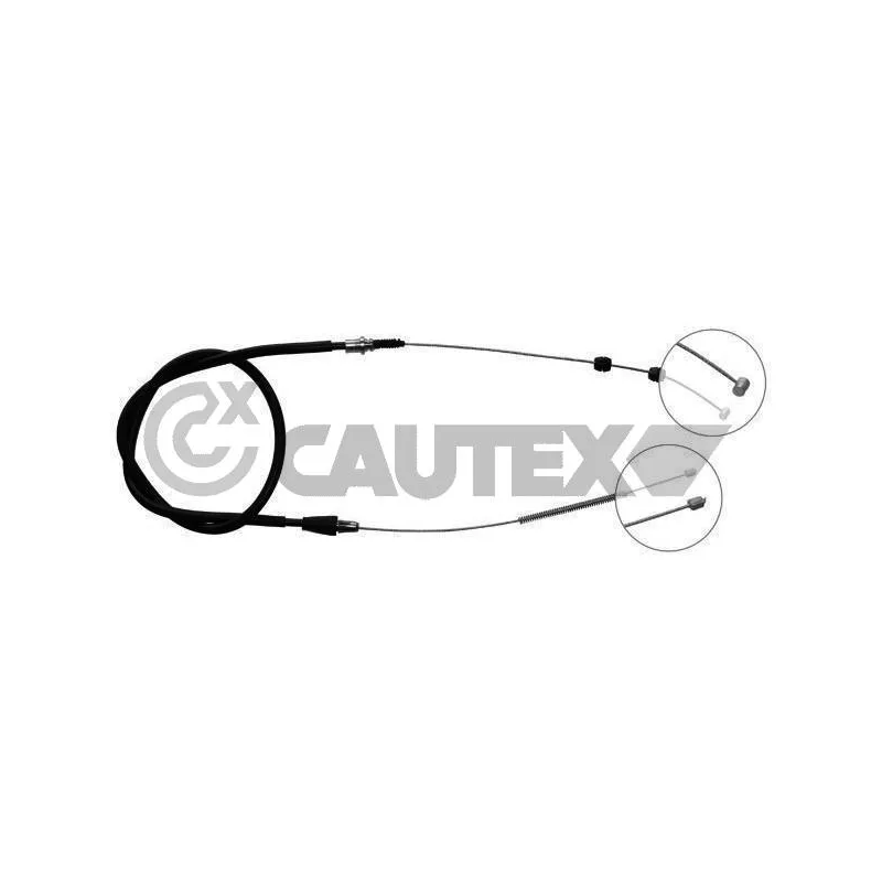 Tirette à câble, frein de stationnement CAUTEX 762031