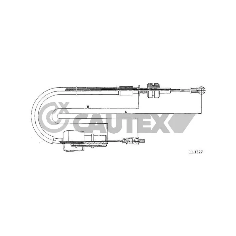 Câble d'accélération CAUTEX 762070