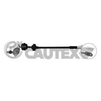 Tirette à câble, commande d'embrayage CAUTEX 762088