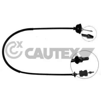 Tirette à câble, commande d'embrayage CAUTEX 762101