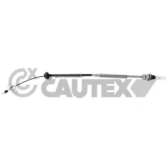 Tirette à câble, commande d'embrayage CAUTEX 762119