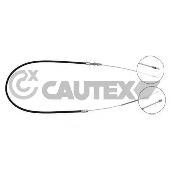 Tirette à câble, frein de stationnement CAUTEX 762165