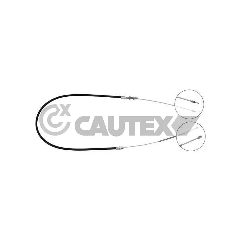Tirette à câble, frein de stationnement CAUTEX 762165