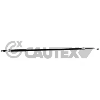 Tirette à câble, frein de stationnement CAUTEX 762211