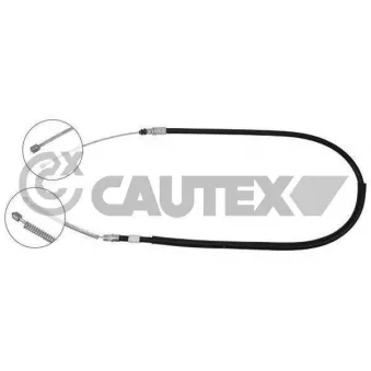 Tirette à câble, frein de stationnement CAUTEX 762432