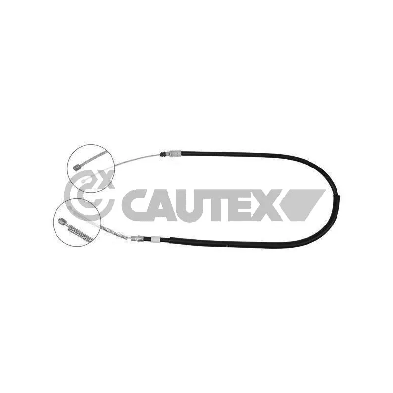 Tirette à câble, frein de stationnement CAUTEX 762432