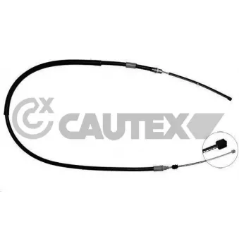 Tirette à câble, frein de stationnement CAUTEX 762436