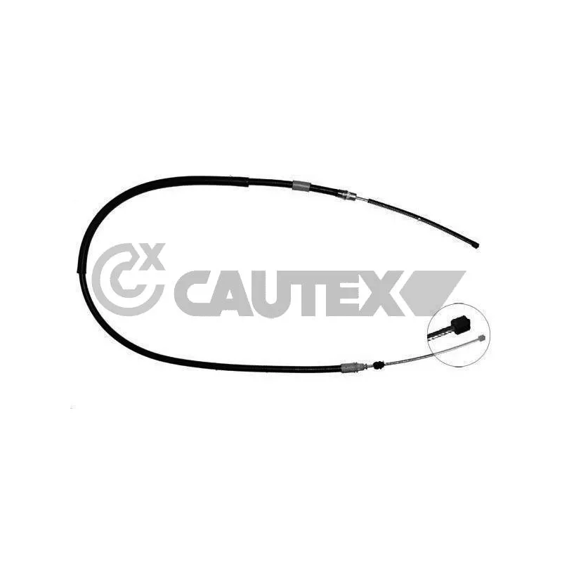 Tirette à câble, frein de stationnement CAUTEX 762436