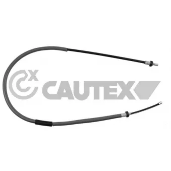 Tirette à câble, frein de stationnement CAUTEX 762442