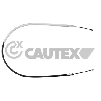 Tirette à câble, frein de stationnement CAUTEX 762451