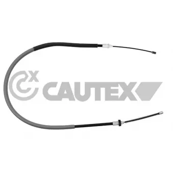 Tirette à câble, frein de stationnement CAUTEX 762460