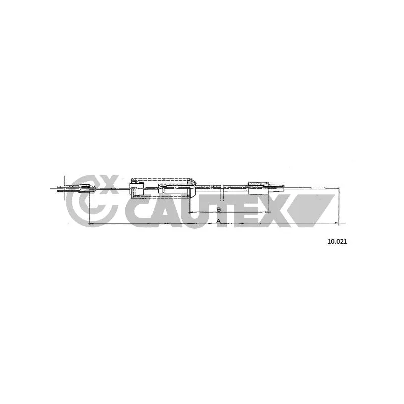 Câble d'accélération CAUTEX 762472
