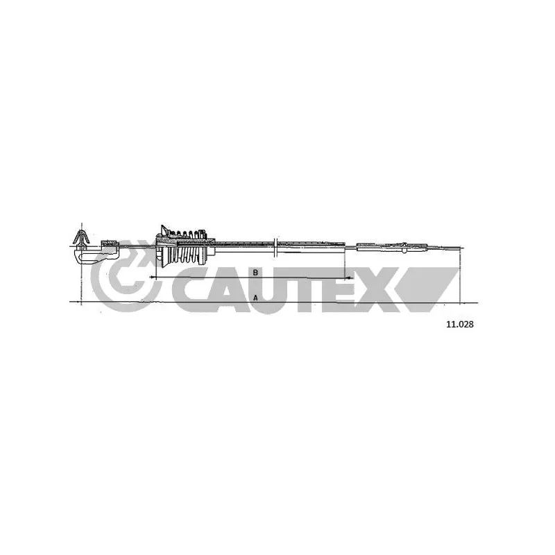 Câble d'accélération CAUTEX 762473
