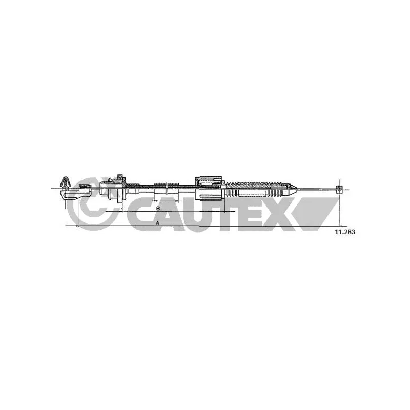 Câble d'accélération CAUTEX 762512