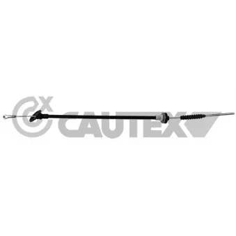 Tirette à câble, commande d'embrayage CAUTEX 762553