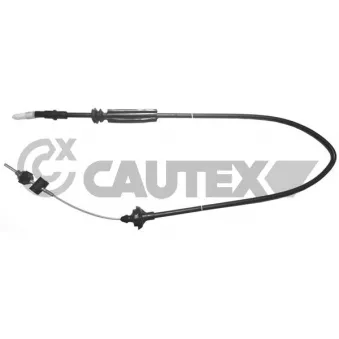 Tirette à câble, commande d'embrayage CAUTEX 762562