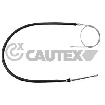 Tirette à câble, frein de stationnement CAUTEX 762616