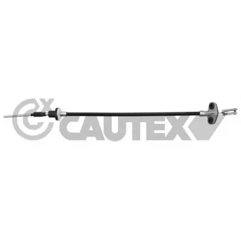 Tirette à câble, commande d'embrayage CAUTEX 762639