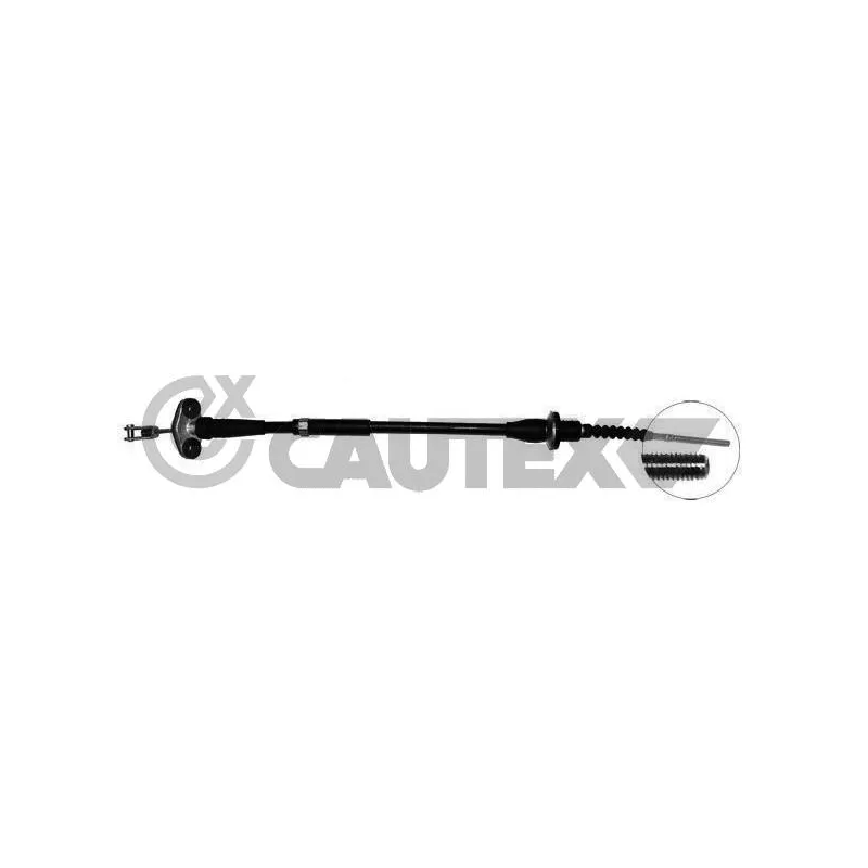 Tirette à câble, commande d'embrayage CAUTEX 762642