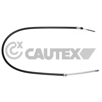 Tirette à câble, frein de stationnement CAUTEX 762644