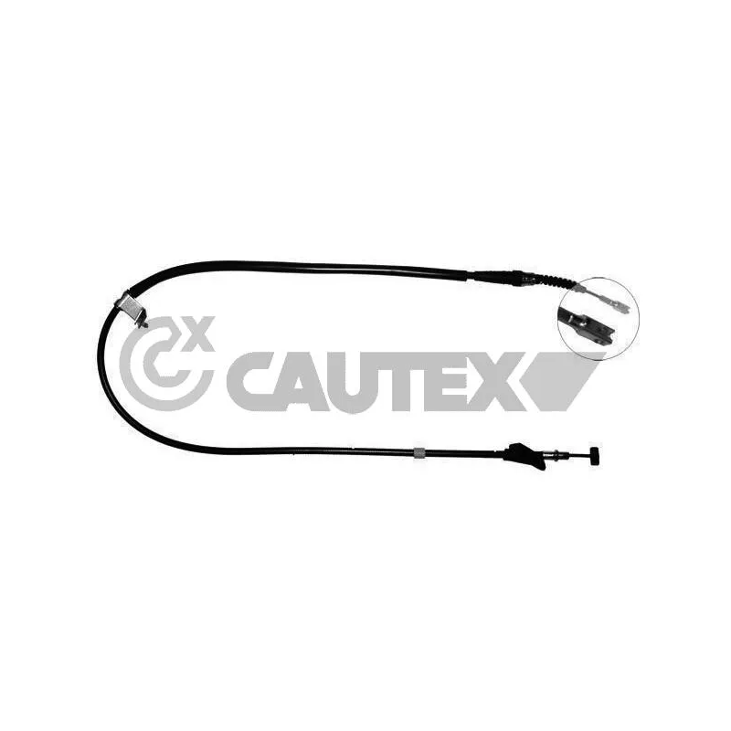 Tirette à câble, frein de stationnement CAUTEX 762653