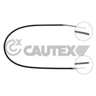 Tirette à câble, frein de stationnement CAUTEX 762657