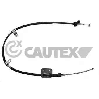 Tirette à câble, frein de stationnement CAUTEX 762672