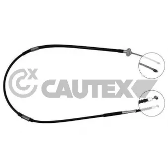 Tirette à câble, frein de stationnement CAUTEX 762725