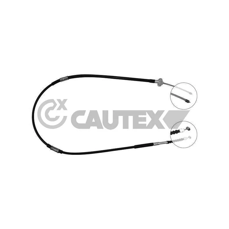 Tirette à câble, frein de stationnement CAUTEX 762725