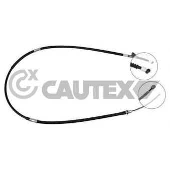 Tirette à câble, frein de stationnement CAUTEX 762747