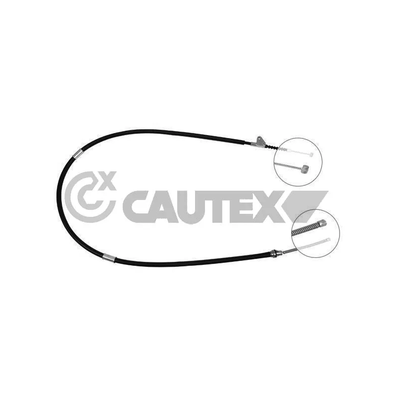 Tirette à câble, frein de stationnement CAUTEX 762748