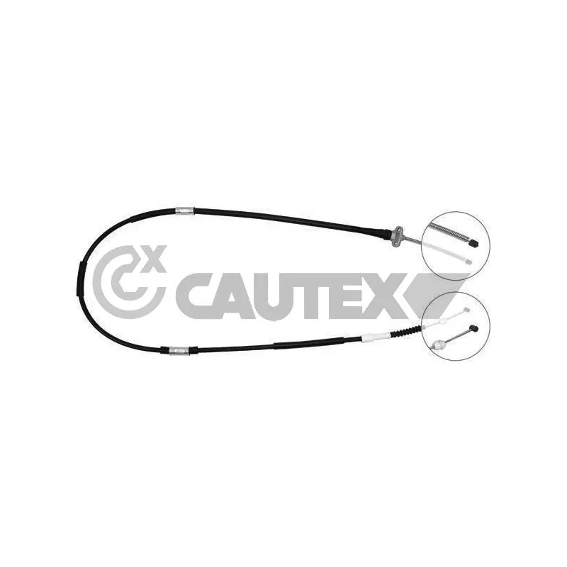 Tirette à câble, frein de stationnement CAUTEX 762753